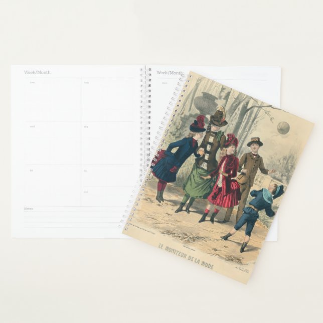 Children Family Antique Victorian Chilld Planner (Display)