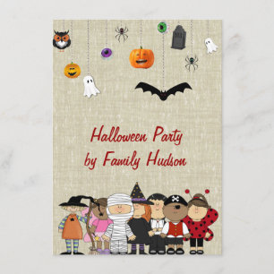 CHILDREN HALLOWEEN INVITATION
