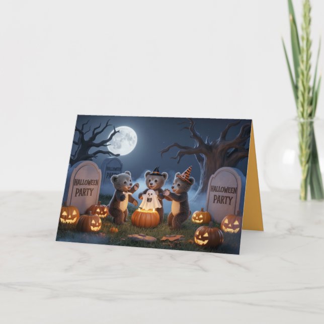 Children Halloween Party Invitation (Front)