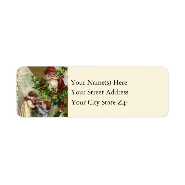 Children Hanging Holly Vintage (Front)