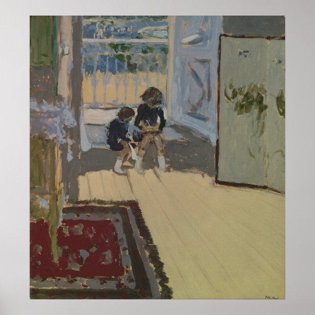 Children in a Room, 1893 Poster (Front)