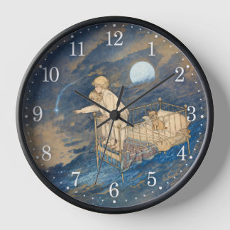 Children in a Starry Sky Clock
