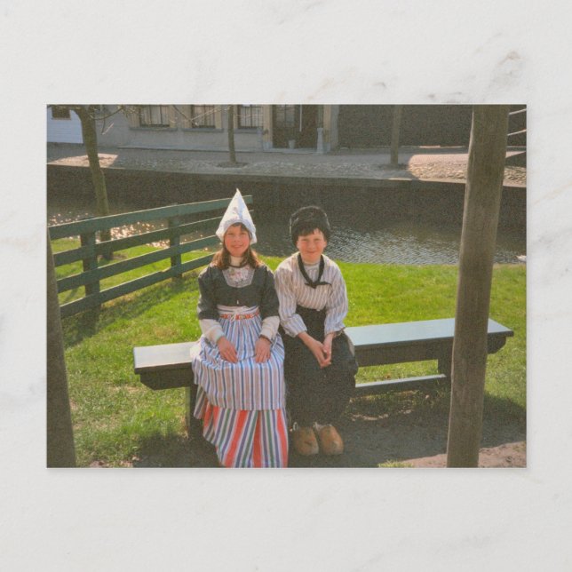 Children in Dutch national costume Postcard (Front)