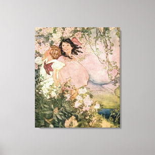 Children in Spring by Ruth Hallock Canvas Print