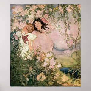 Children in Spring by Ruth Hallock Poster