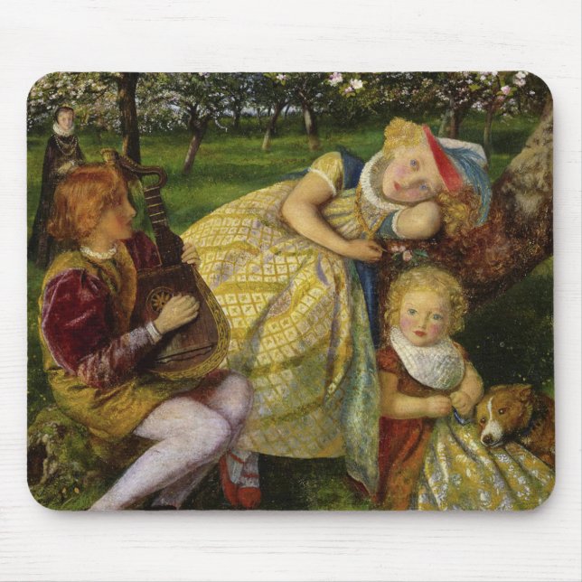 Children in the King's Orchard Mouse Mat (Front)