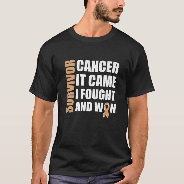 Children Kids Cancer Fight Cancer Ribbon T-Shirt (Front)