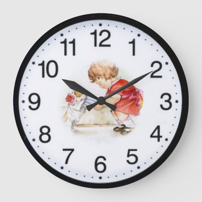 Children  large clock (Front)