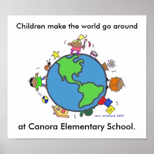 Children Make the World/Personalise/Vera Trembach Poster