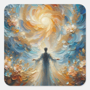 Children Most High God - Jesus Series Art Collecti Square Sticker