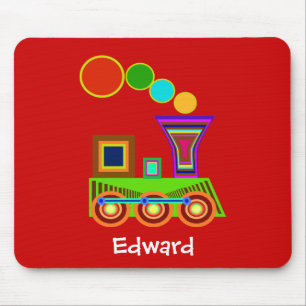 Children Mousepad: Train Mouse Mat