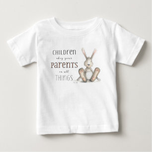 Children Obey Your Parents-Col 3:20 Baby T-Shirt