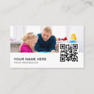 children occupational therapist  QR Code  Business Card