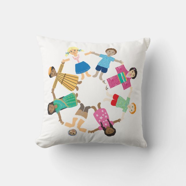 children of all nations cushion (Front)