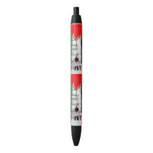 Children of Gaza Painting Palestine Flag Black Ink Pen