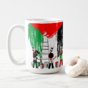 Children of Gaza Painting Palestine Flag Coffee Mug