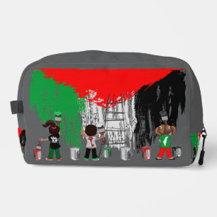 Children of Gaza Painting Palestine Flag  Dopp Kit