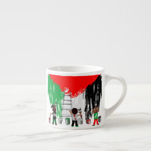 Children of Gaza Painting Palestine Flag Espresso Cup