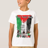 Children of Gaza Painting Palestine Flag