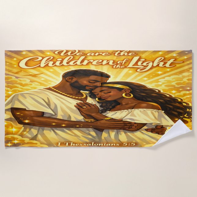 Children of Light Beach Towel (Front)