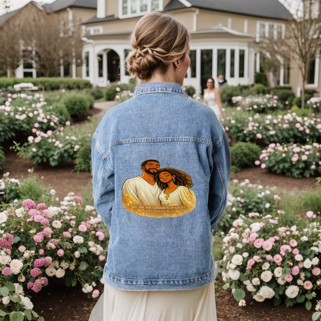 Children of Light Denim Jacket (Wedding Back)