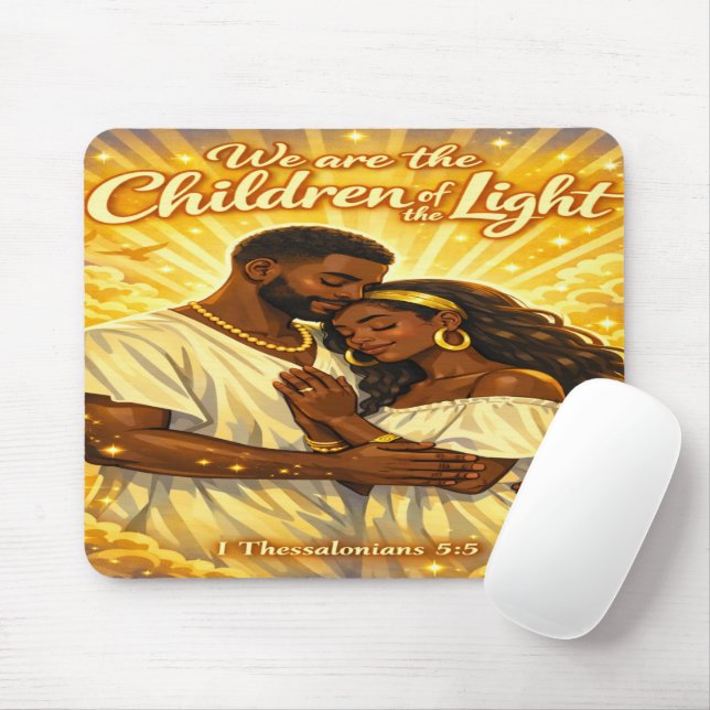 Children of Light Mouse Mat (With Mouse)
