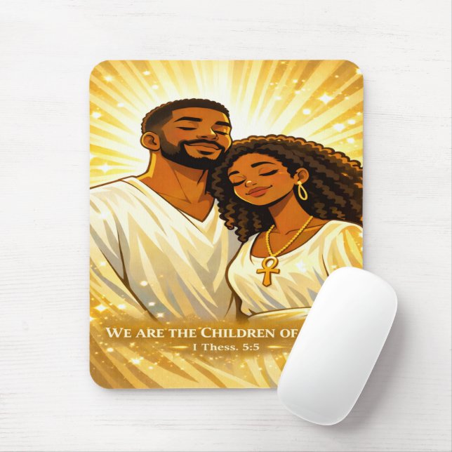 Children of Light Mouse Mat (With Mouse)