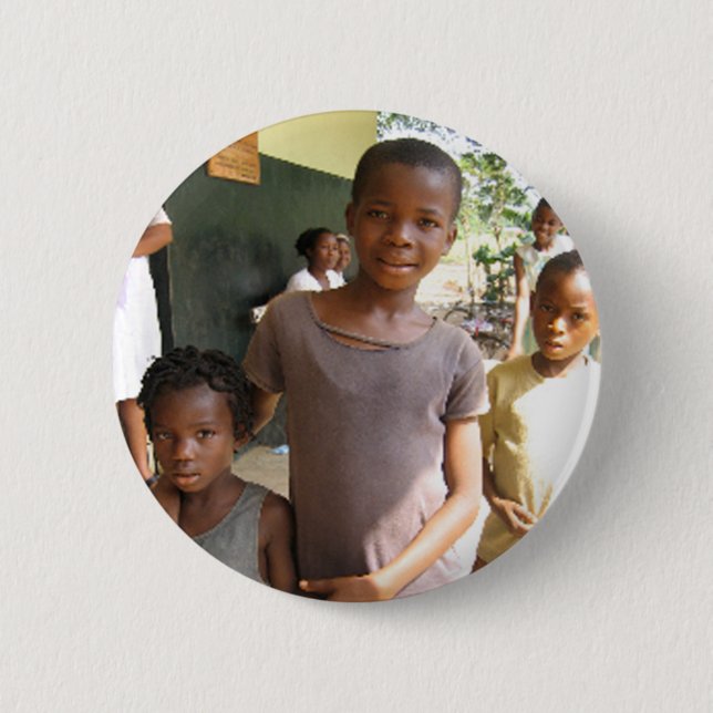 Children of Nigeria 6 Cm Round Badge (Front)