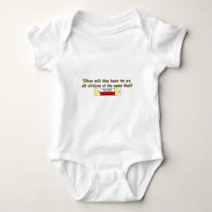 Children of the Same God 1 Baby Bodysuit