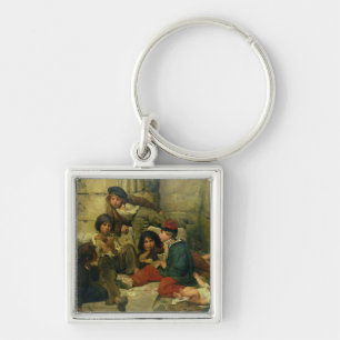 Children of the Streets of Paris, 1852 Key Ring