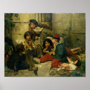 Children of the Streets of Paris, 1852 Poster