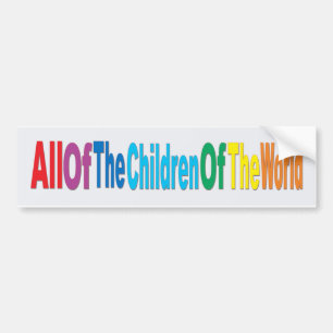 Children of the World Bumper Sticker
