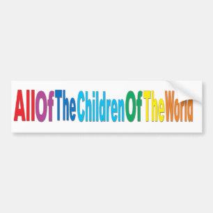 Children of the World Bumper Sticker