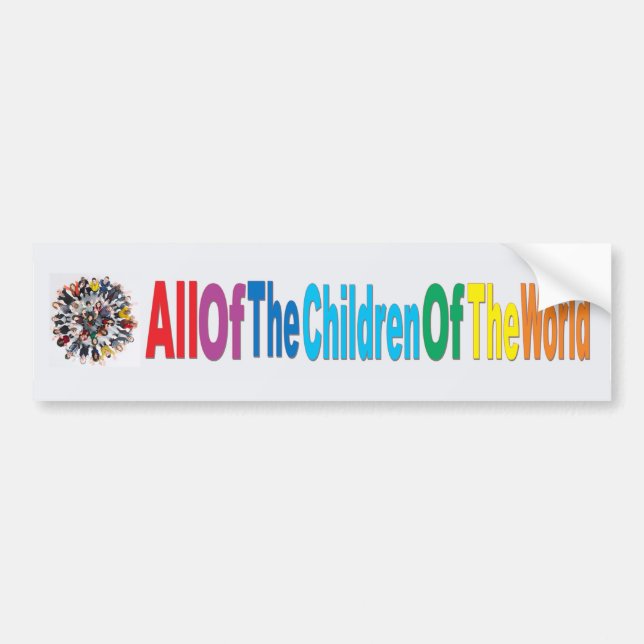 Children Of The World Bumper Sticker (Front)