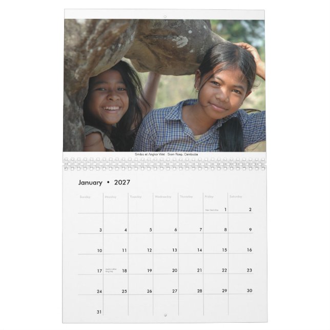 Children of the World Calendar (Jan 2027)