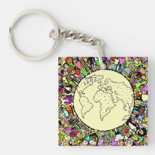 Children of the World Key Ring