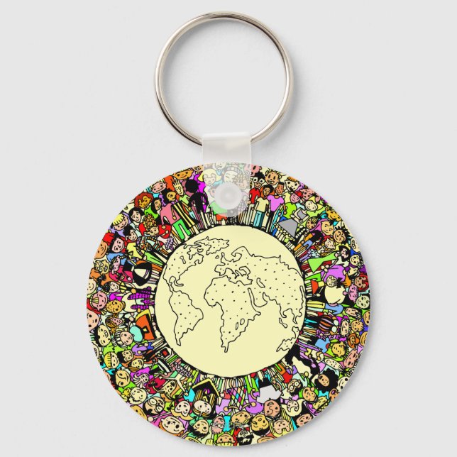Children of the World Key Ring (Front)