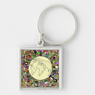 Children of the World Key Ring