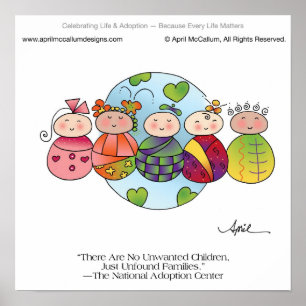 CHILDREN OF WORLD Print by April McCallum