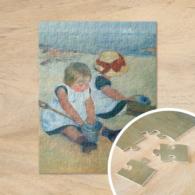 Children on the Beach | Mary Cassatt Jigsaw Puzzle (Creator Uploaded)
