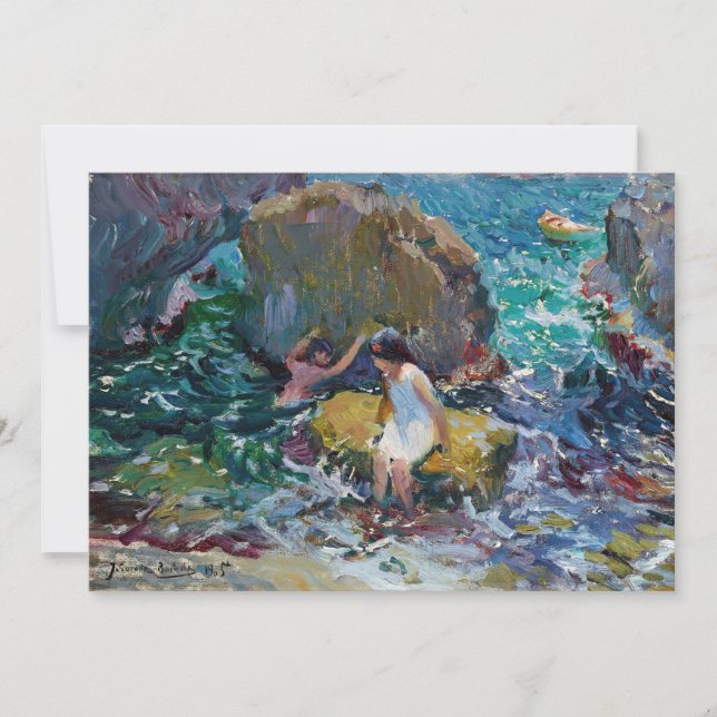 Children on the Shore, Jávea | Joaquín Sorolla (Front)