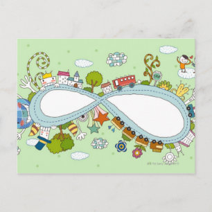 Children Playing 2 Postcard