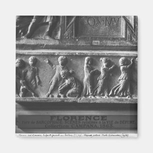 Children Playing Ball Games, fragment Magnet
