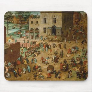 Children Playing Games (Pieter Bruegel the Elder) Mouse Mat
