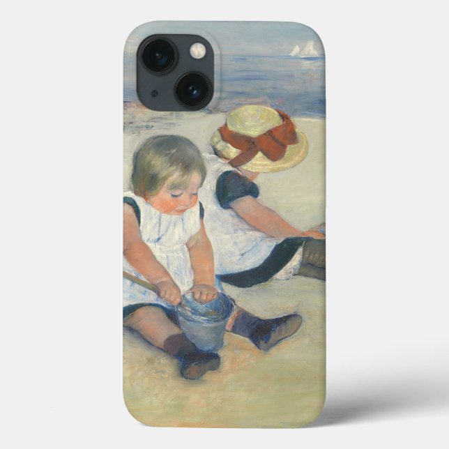 Children Playing on the Beach, 1884 Case-Mate iPhone Case (Back)