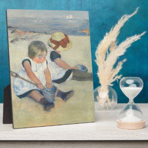 Children Playing on the Beach, 1884 Plaque