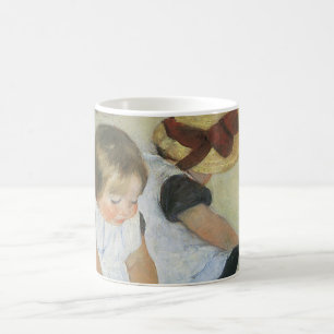 Children Playing on the Beach by Mary Cassatt Coffee Mug