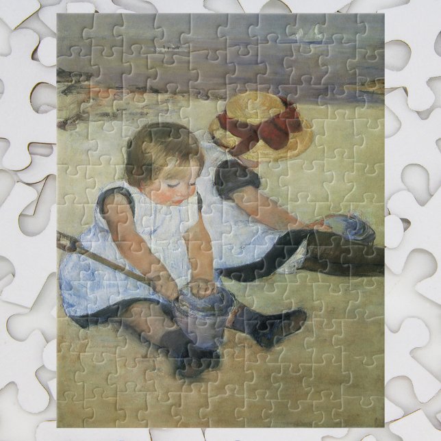 Children Playing on the Beach by Mary Cassatt Jigsaw Puzzle (Creator Uploaded)