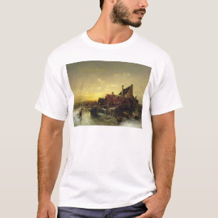 Children Playing on the Ice T-Shirt