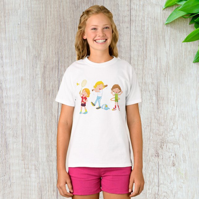 Children Playing Sport T-Shirt (Creator Uploaded)
